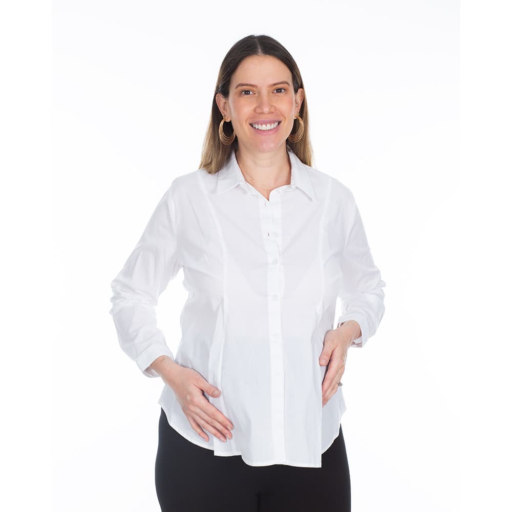 Blusa shops materna para oficina