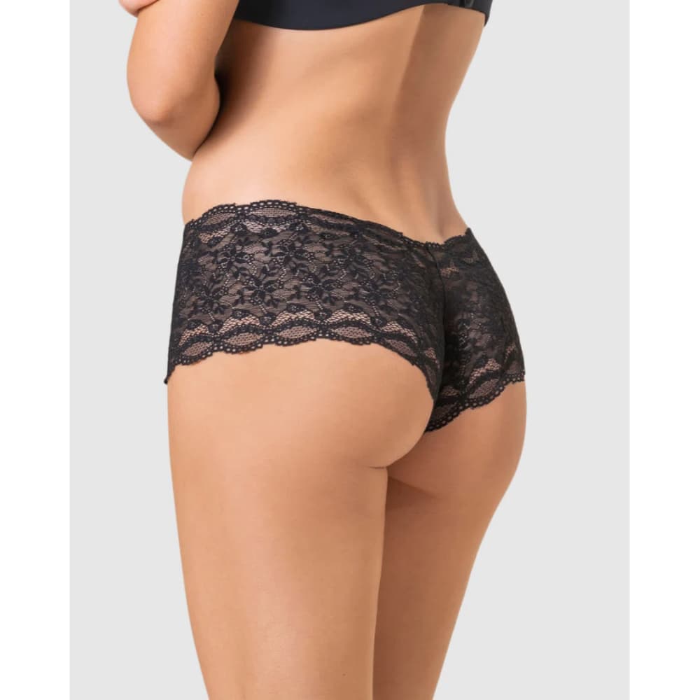 Panty Encaje Negro Mujer